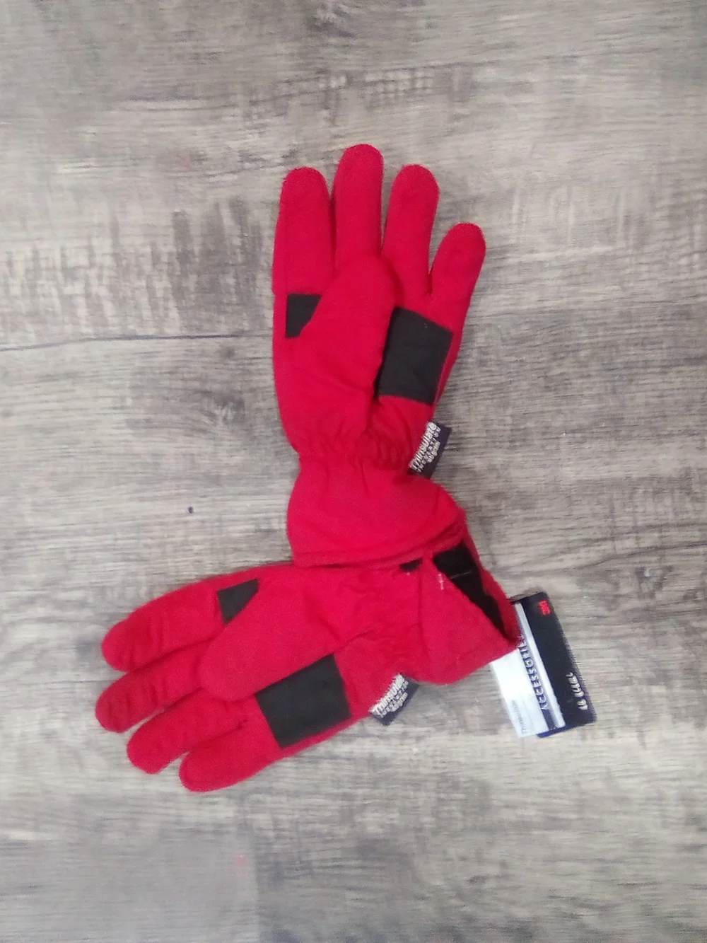 3M Thinsulate Red Women's Winter Gloves